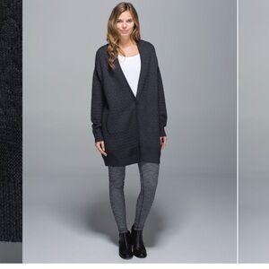 lululemon athletica Charcoal Gray Cardigan